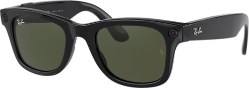  Ray-Ban - Stories Wayfarer Smart Glasses 50mm - Shiny Black/Green