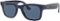 Ray-Ban - Stories Wayfarer Smart Glasses 53mm - Shiny Blue/Dark Blue Polarized-Front_Standard