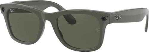 Ray-Ban - Stories Wayfarer Smart Glasses - Shiny Olive/Transitions G-15  Green
