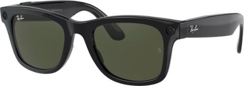 Ray-Ban - Stories Wayfarer Smart Glasses 53mm - Shiny Black/Green