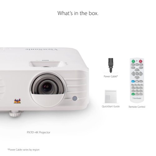 ViewSonic PX701-4K Ultra HD DLP Projector with High Dynamic Range - White BUY ONLINE