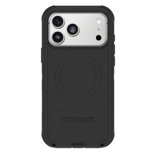 OtterBox - Defender Series Pro Hard Shell for iPhone 17 Pro Max - Black-Front_Standard 
