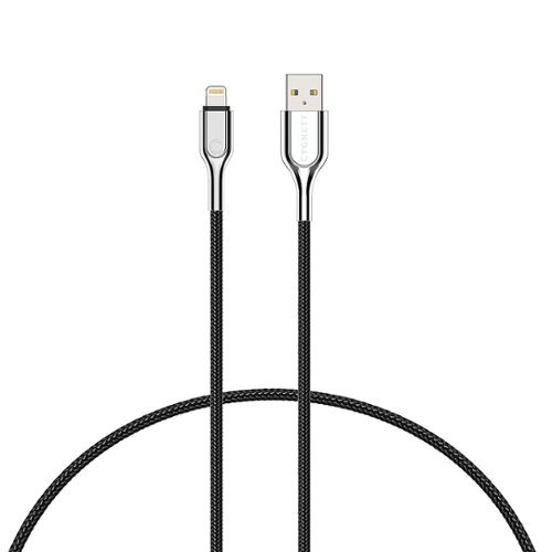 Cygnett - Armored Lightning to USB-A Charge and Sync Cable (3.28 Feet) - Black