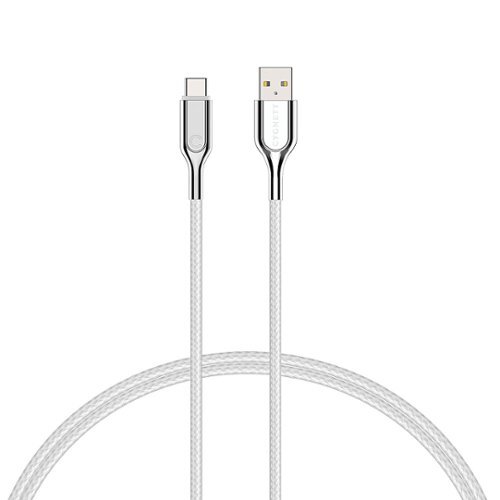 Cygnett - Armored 2.0 USB-C to USB-A Charge and Sync Cable (6 Feet) - White