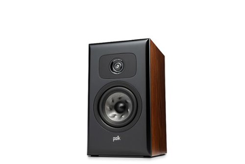Polk Audio - Legend L100 Bookshelf Speaker (Pair) - Brown Walnut