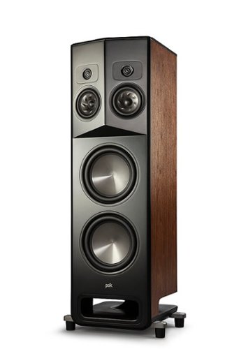 Polk Audio - Legend L800 Left SDA Tower Speaker - Brown Walnut
