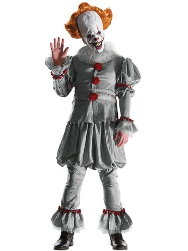 Rubie’s - Mens Sized Pennywise Grand Heritage Costume - Multi