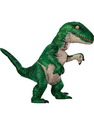 Rubie’s - Inflatable Adult Velociraptor Costume-Front_Standard 