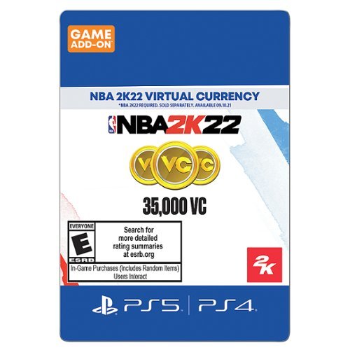 NBA 2K22 35,000 Virtual Currency Sony PlayStation 5 & 4 [Digital]