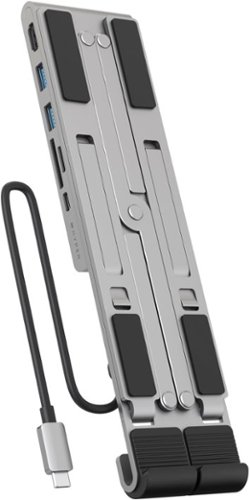 Hyper Drive 7-in-1 USB-C Hub Stand with MicroSD/SD - Gray GLOBAL SHIPPING