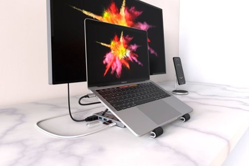 Hyper Drive 7-in-1 USB-C Hub Stand with MicroSD/SD - Gray SHOP ONLINE