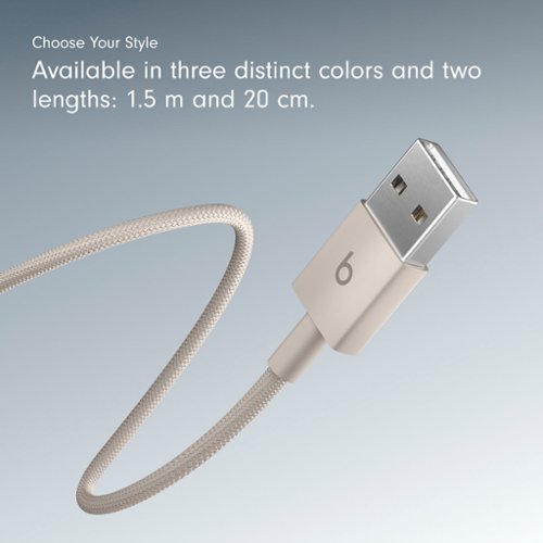 Beats 5' USB A to USB C Woven Cable Surge Stone MDGJ4LL/A - Best Buy