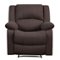 Relax A Lounger - Parkland Microfiber Recliner - Chocolate-Front_Standard