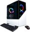 CyberPowerPC - Gamer Supreme Gaming Desktop - AMD Ryzen 7 5700G - 16GB Memory - AMD Radeon RX 6700 XT - 1TB SSD - White-Angle_Standard 