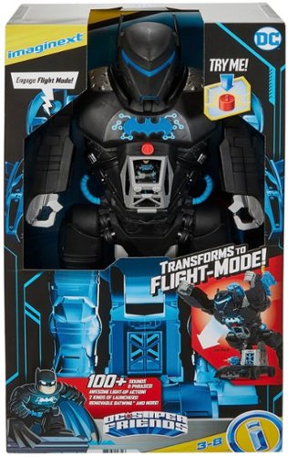 Imaginext DC Super Friends Bat-Tech BatBot - Black BUY IN UAE