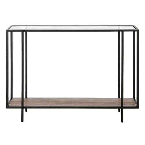 Camden&Wells - Vireo 42" Console Table - Blackened Bronze/Gray Oak