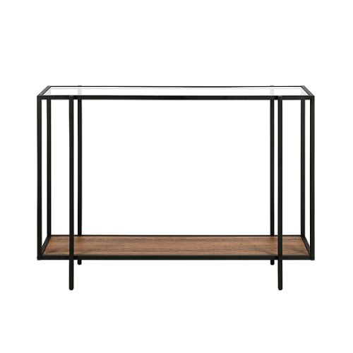 Camden&Wells - Vireo Console Table - Blackened Bronze/Rustic Oak