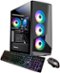 iBUYPOWER - SlateMR Gaming Desktop - Intel i7-11700F - 16GB Memory - NVIDIA GeForce RTX 3060 12GB - 480GB SSD - Black-Front_Standard