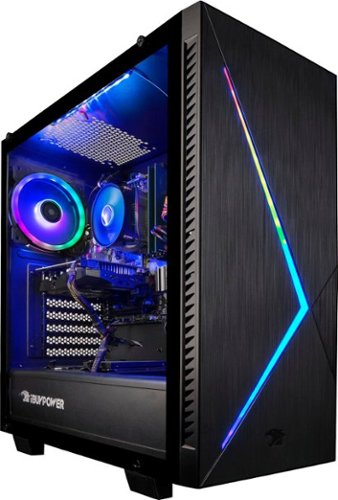  iBUYPOWER - SlateMR Gaming Desktop - AMD Ryzen 5 3600 - 16GB Memory - NVIDIA RTX 2060 6GB - 480GB SSD - Black