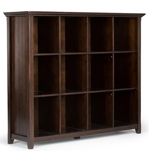 Simpli Home - Acadian 12 Cube Storage - Brunette Brown
