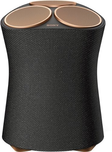 Sony - SRSRA5000 Wi-Fi Enabled 360 Reality Audio Wireless Speaker - Black-Front_Standard 
