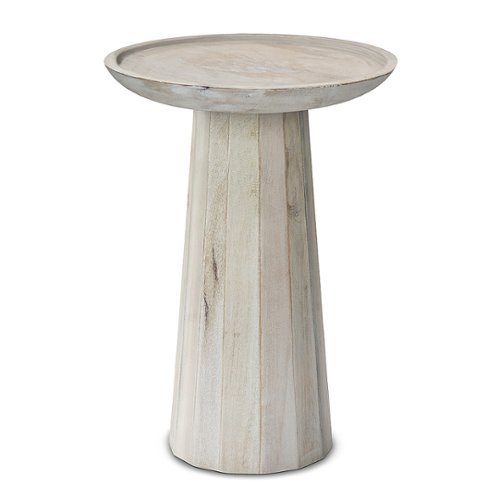 Simpli Home - Dayton Wooden Accent Table - White Wash