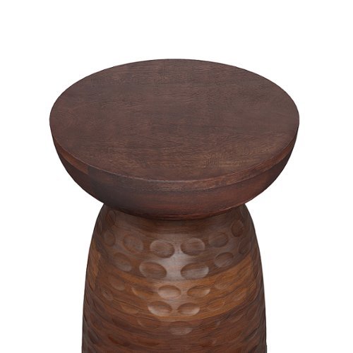 Simpli Home - Boyd Wooden Accent Table - Warm Dark Brown