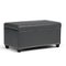 Simpli Home - Amelia Storage Ottoman Bench - Stone Grey-Front_Standard