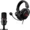 HyperX - SoloCast Wired USB Condensor Microphone and Cloud Core Wired 7.1 Surround Sound Gaming Headset - Streamer Starter Pack - Black-Front_Standard