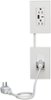 Legrand - Radiant In-Wall Outlet Relocation Kit w/USB - White-Front_Standard