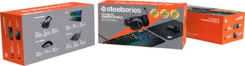 SteelSeries Ultimate Gaming Bundle Arctis 1 Wireless headset, Apex 3 keyboard, Rival 3 Wireless mouse, and QcK mousepad - Black WORLDWIDE DELIVERY