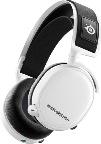 

SteelSeries - Arctis 7+ Wireless 7.1 Surround Sound Gaming Headset for PS5, PS4 , PC, and Switch - White