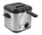 Elite Gourmet - 1.5-qt. Analog Deep Fryer - Stainless Steel-Front_Standard