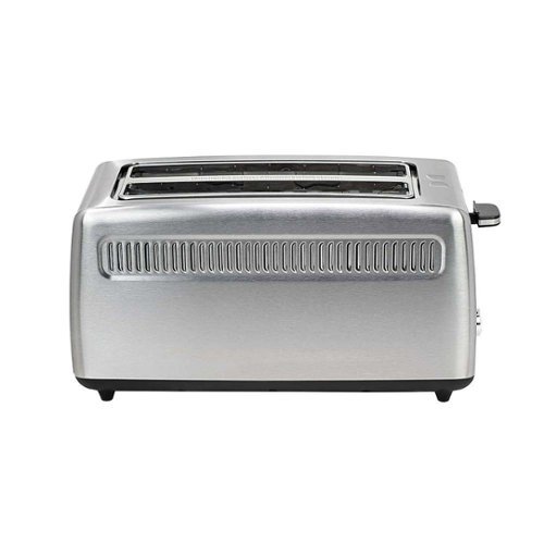Kalorik - 4-Slice Wide Slot Toaster - Stainless Steel