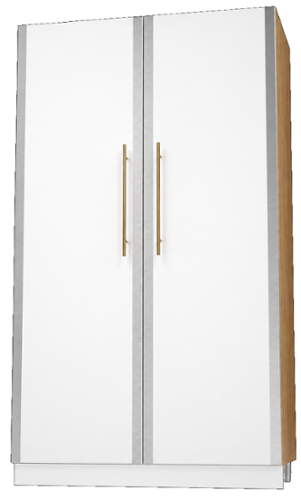 AGA - 36" Pantry Cabinet - Oak - White