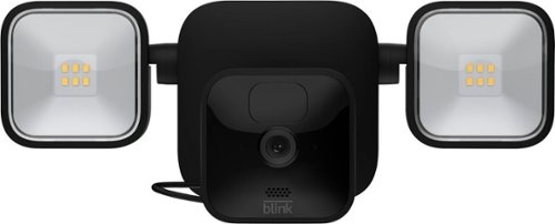 Blink - Outdoor Wireless 1080p Security Camera with Floodlight - Black