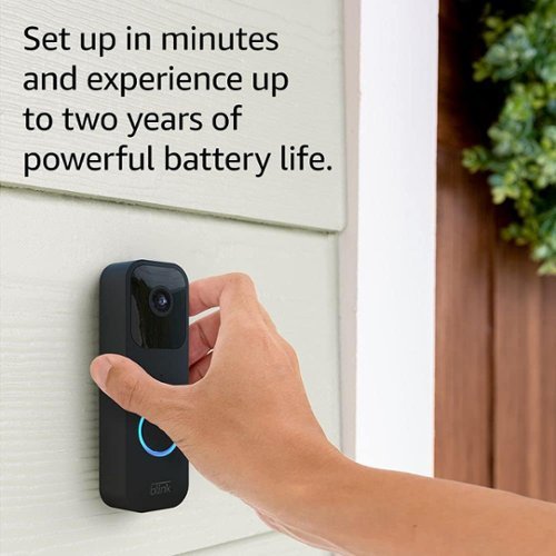 Blink Smart Wifi Video Doorbell – Wired/Battery Operated with Sync Module 2 - Black HOW TO BUY