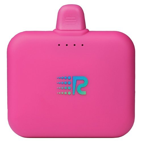 RUSH CHARGE - Air Power Bank with Lightning Connector - Pink-Front_Standard 