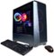 CyberPowerPC - Gamer Master Gaming Desktop - AMD Ryzen 5 3600 - 8GB Memory - AMD Radeon RX 6600 XT - 500GB SSD - Black-Angle_Standard 