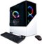 CyberPowerPC - Gamer Supreme Gaming Desktop - AMD Ryzen 7 5700G - 16GB Memory - NVIDIA GeForce RTX 3070 Ti - 1TB SSD - White-Angle_Standard