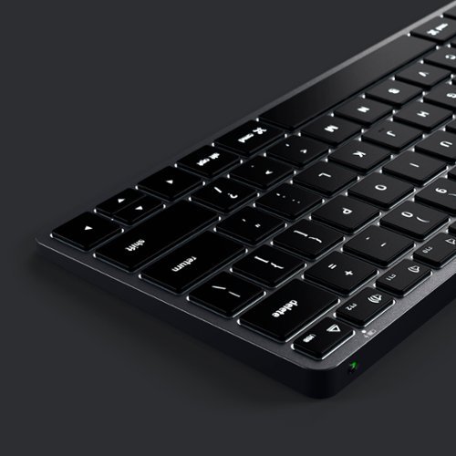 Satechi Slim X1 TKL 60% Bluetooth Scissor Keyboard with Backlit Keys - Space Gray WORLDWIDE DELIVERY