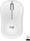 Logitech - M220 SILENT Wireless Optical Ambidextrous Mouse - Wireless - Off-White-Front_Standard