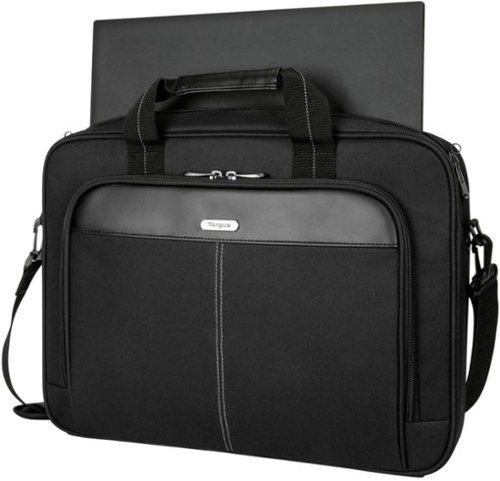 Targus Classic Slim Briefcase for 15.6 Laptops - Black BUY ONLINE