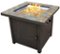 AZ Patio Heaters - Heaters Square Slate Fire Pit - brown-Front_Standard