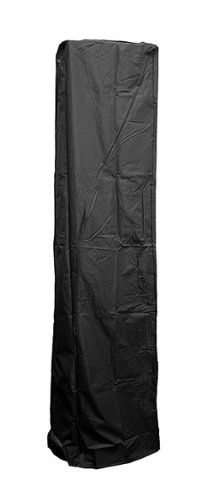 AZ Patio Heaters Square Glass Tube Patio Heater Cover in Black - Black