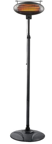 AZ Patio Heaters - 1,500-Watt Infrared Patio Heater - Black-Left_Standard 