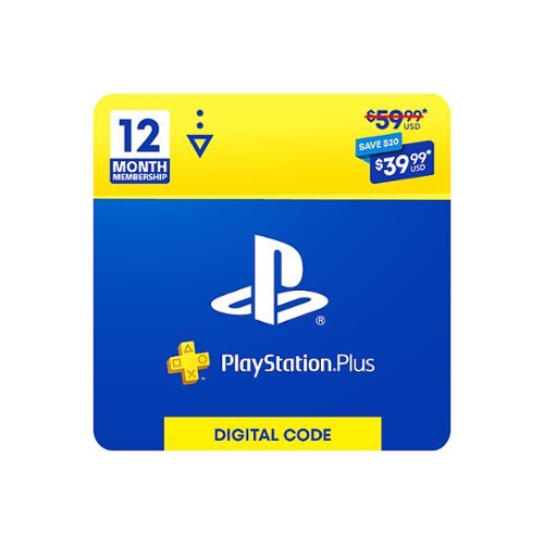 Sony - PS PLUS 12 MONTH $39.99 [Digital]-Front_Standard 