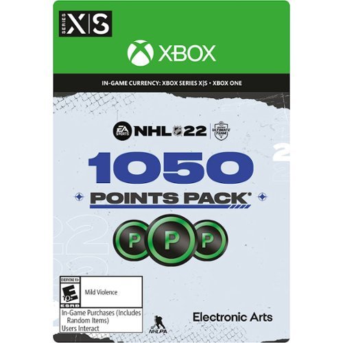NHL 22 Hockey Ultimate Team 1050 Points - Xbox One, Xbox Series S, Xbox Series X [Digital]