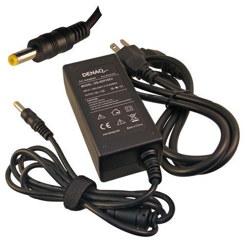 DENAQ - AC Power Adapter and Charger for Select Asus Laptops - Black-Front_Standard 