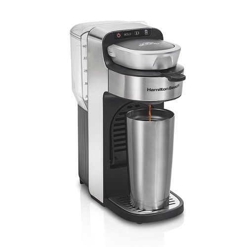  Hamilton Beach - The Scoop Single-Serve Coffee Maker with Removable Reservoir - Black